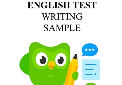 Writing Sample در آزمون دولینگو