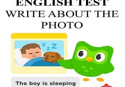 Write About the Photo در آزمون دولینگو
